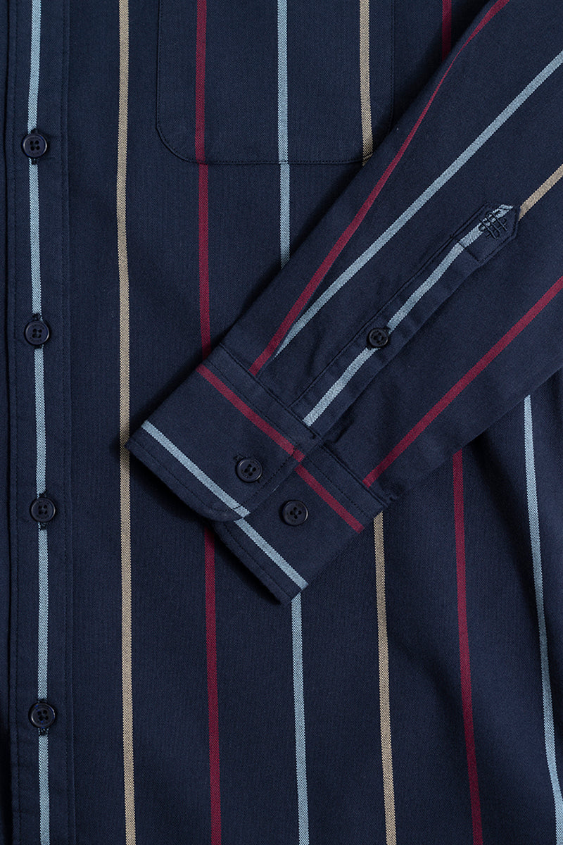 Subtle Stripe Navy Shirt