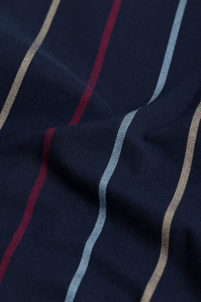 Subtle Stripe Navy Shirt