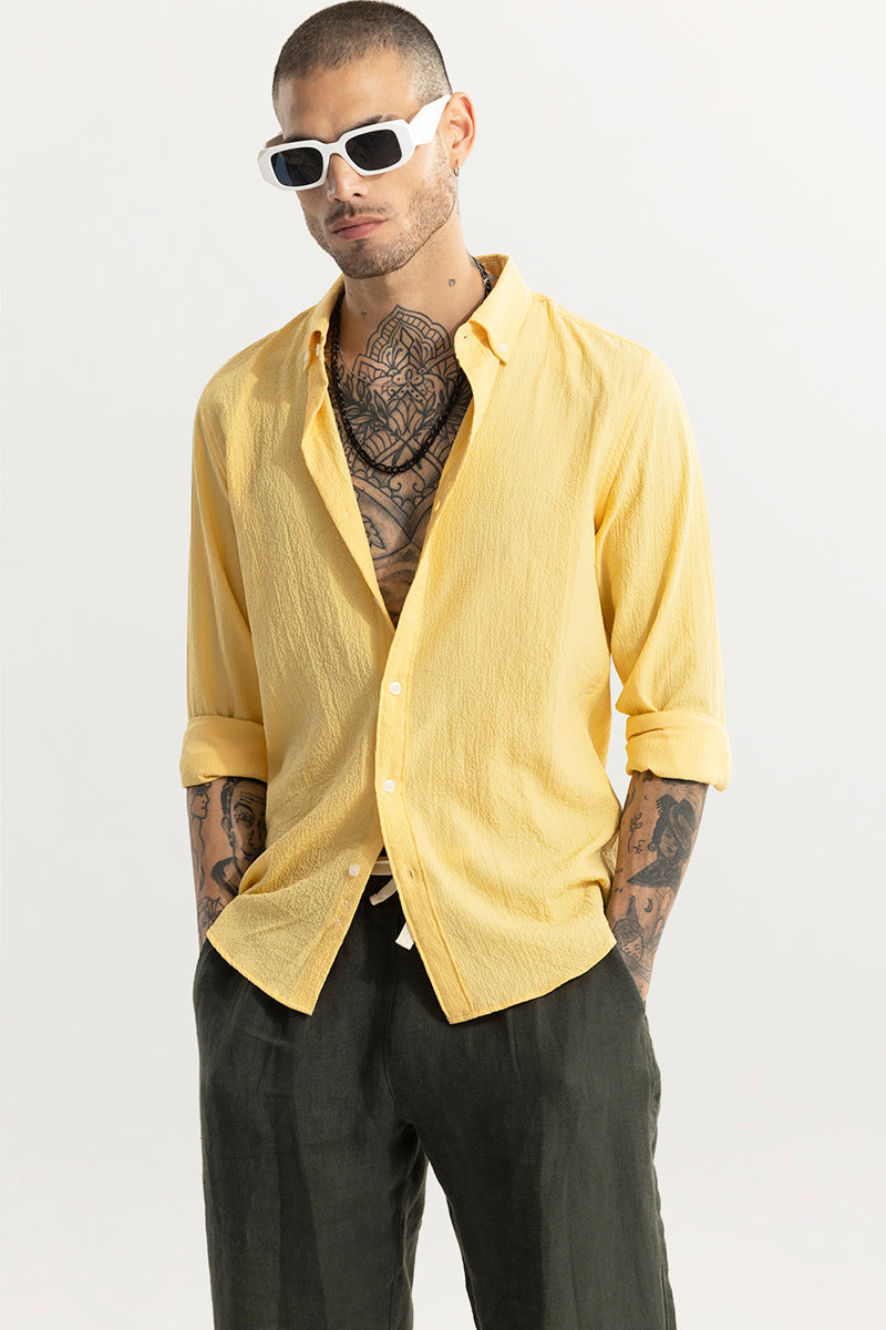 Rufflecrush Yellow Shirt