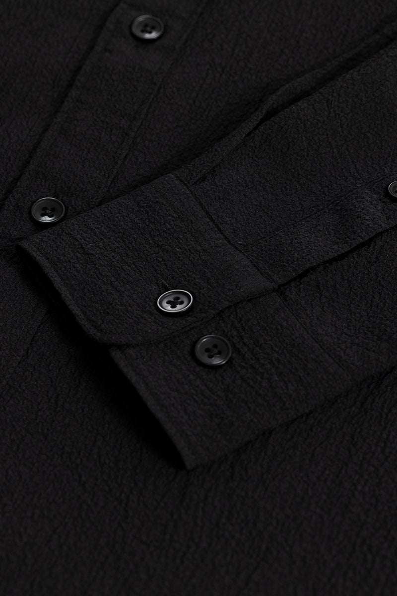 Rufflecrush Black Shirt