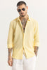 Mash Wrinkle Yellow Shirt