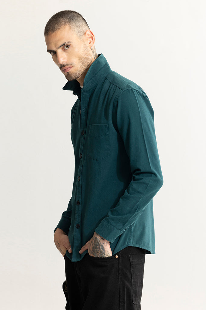Buy Ecko Unltd Men Olive Green Regular Fit Solid Casual Shirt - Shirts for  Men 2061241 | Myntra