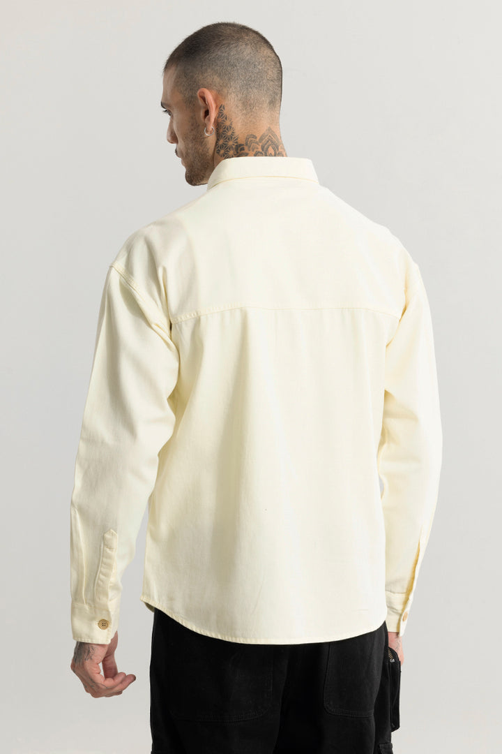 Chizel Pocket Yellow Overshirt