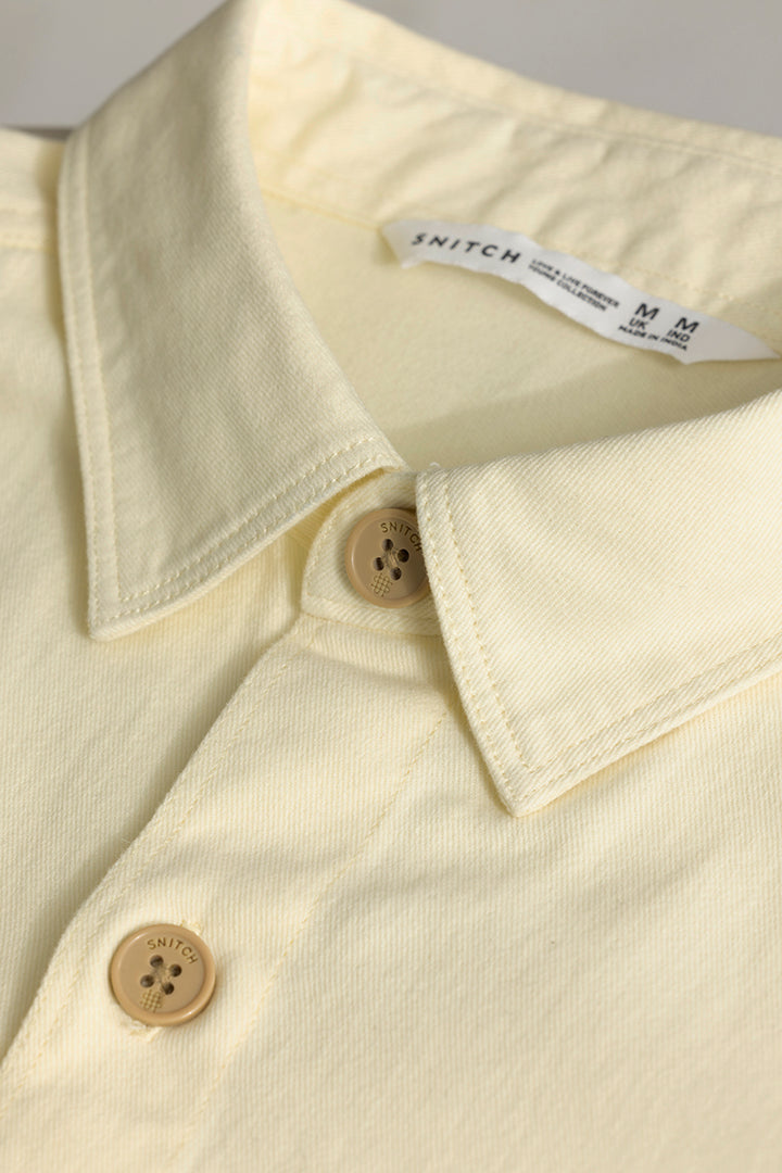 Chizel Pocket Yellow Overshirt