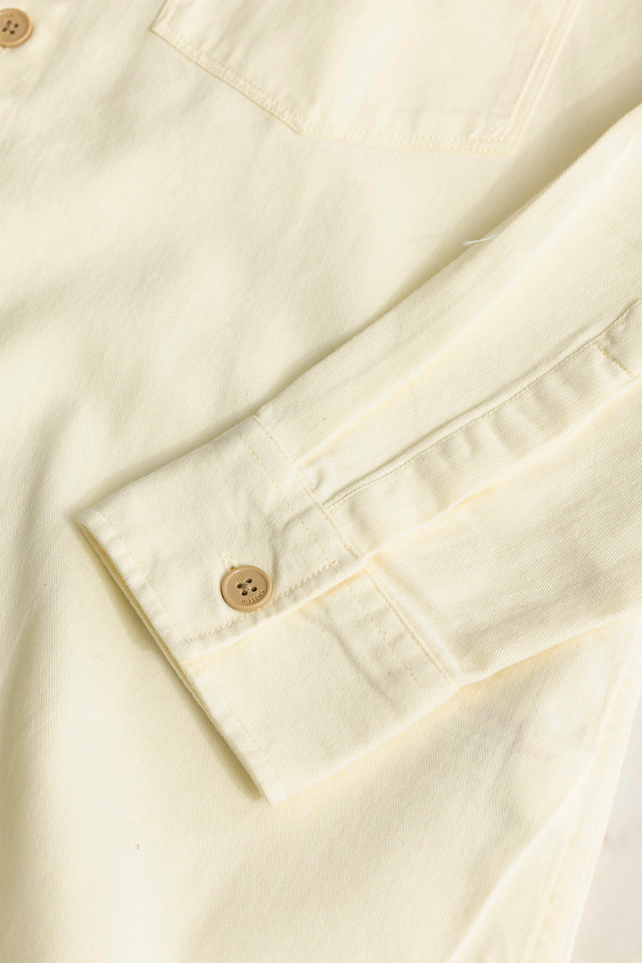 Chizel Pocket Yellow Overshirt