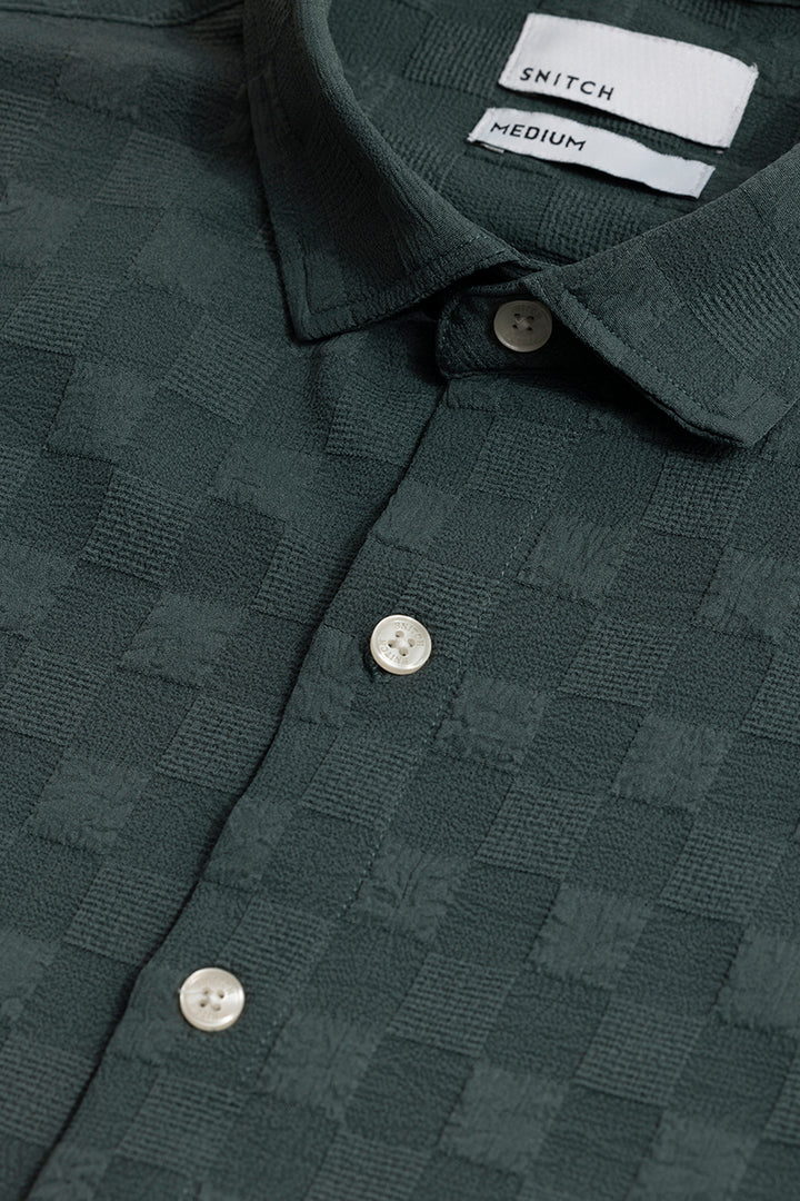 Gauze Forest Green Shirt