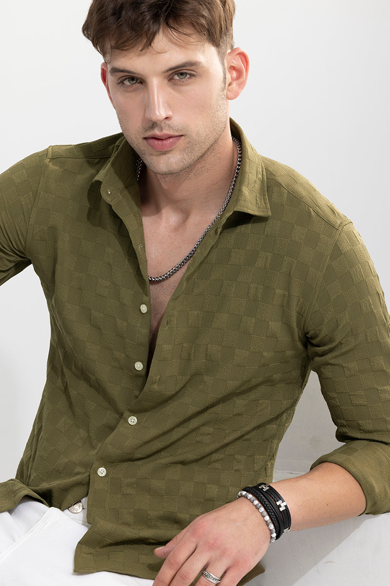 Gauze Green Shirt