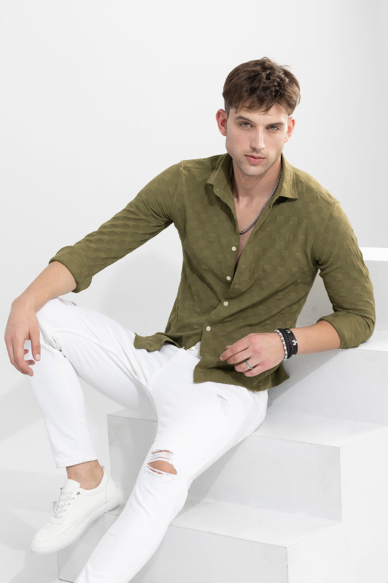 Gauze Green Shirt