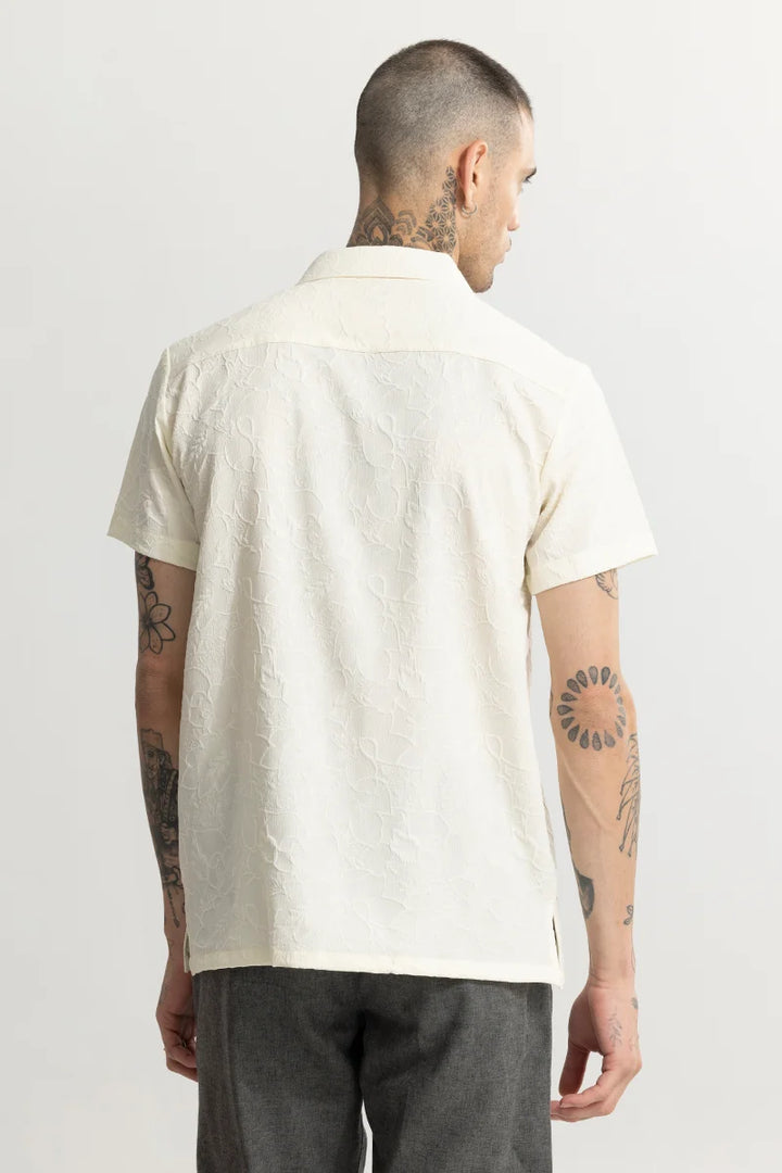 Birch Textured Cream Shirt