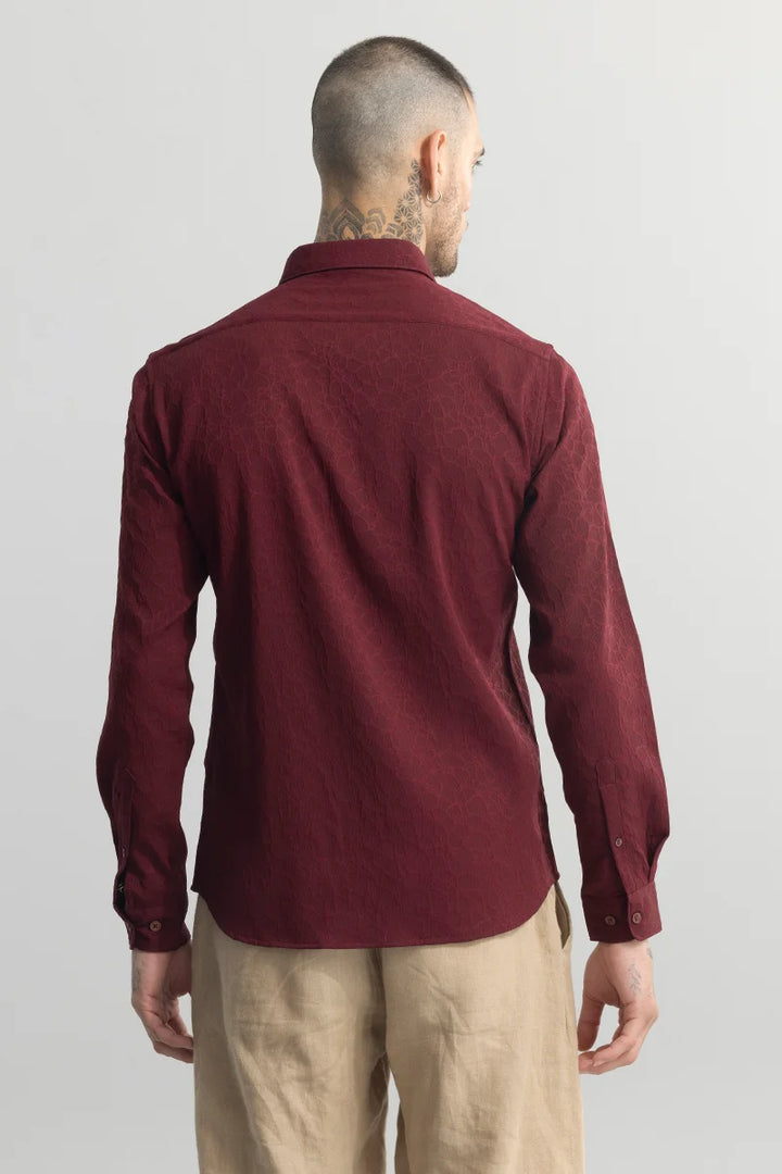 Scalptic Maroon Shirt