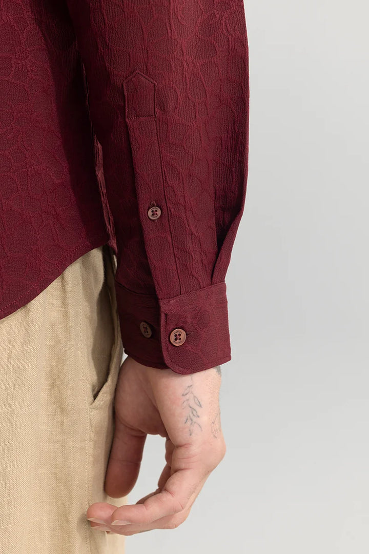 Scalptic Maroon Shirt