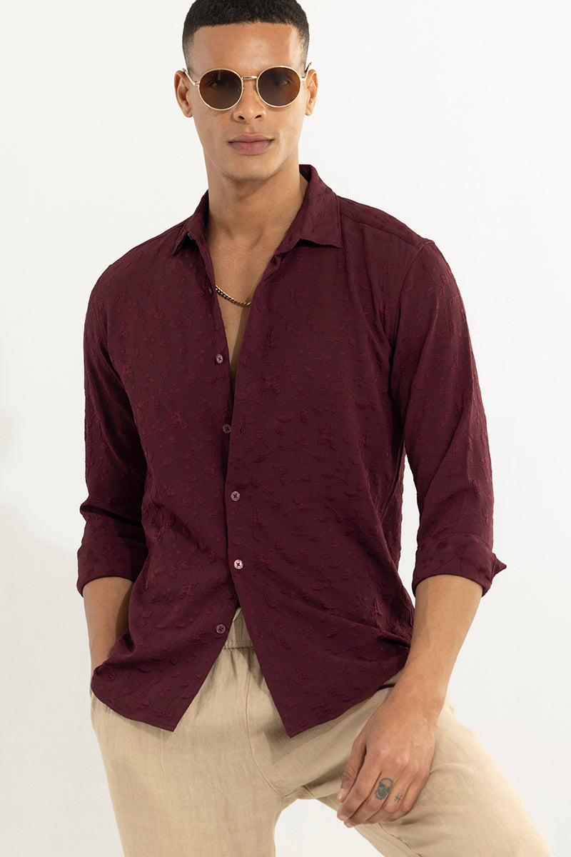 Lupine Maroon Shirt