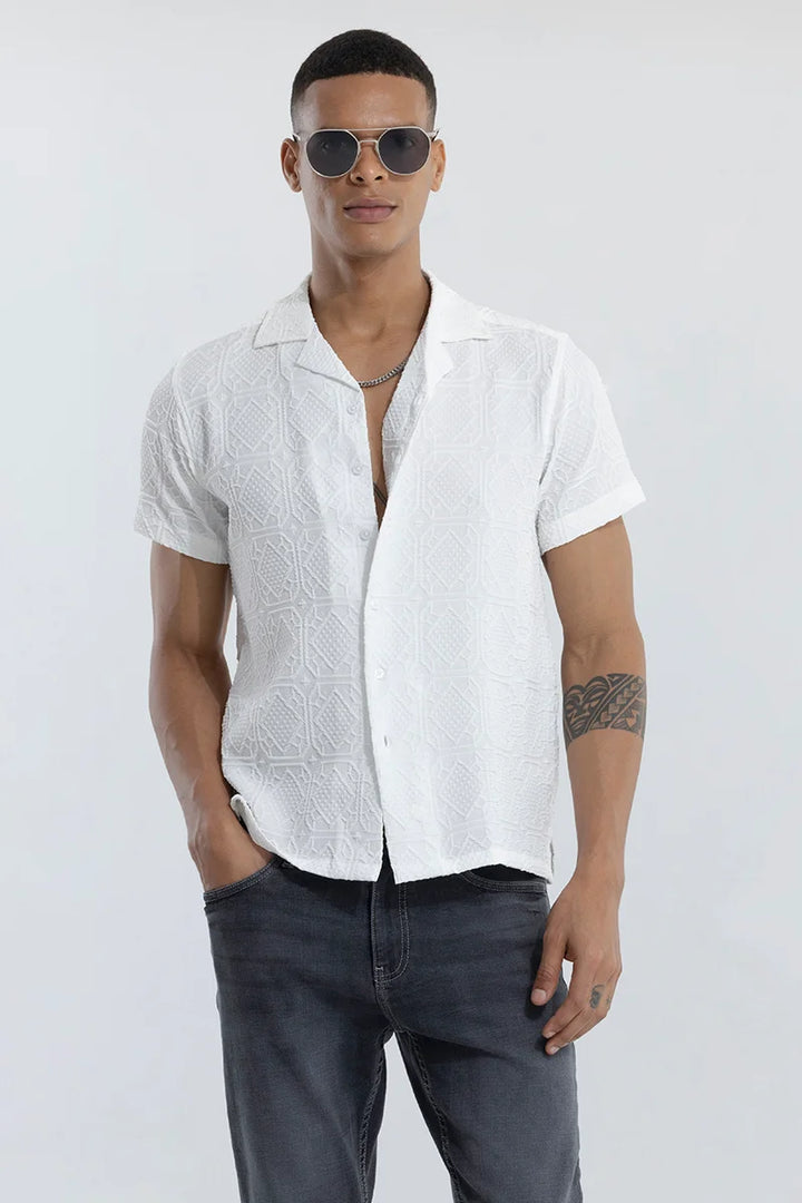 Edifice Structured White Shirt