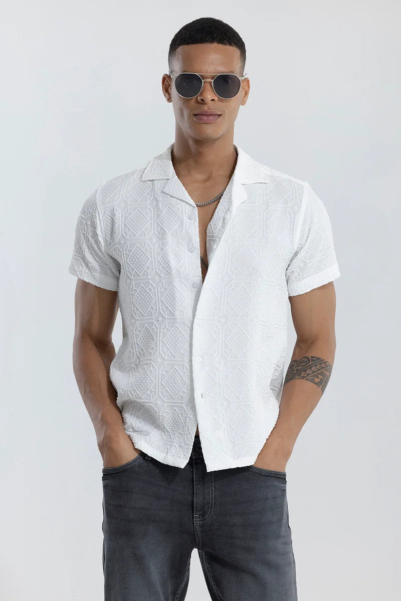 Edifice Structured White Shirt