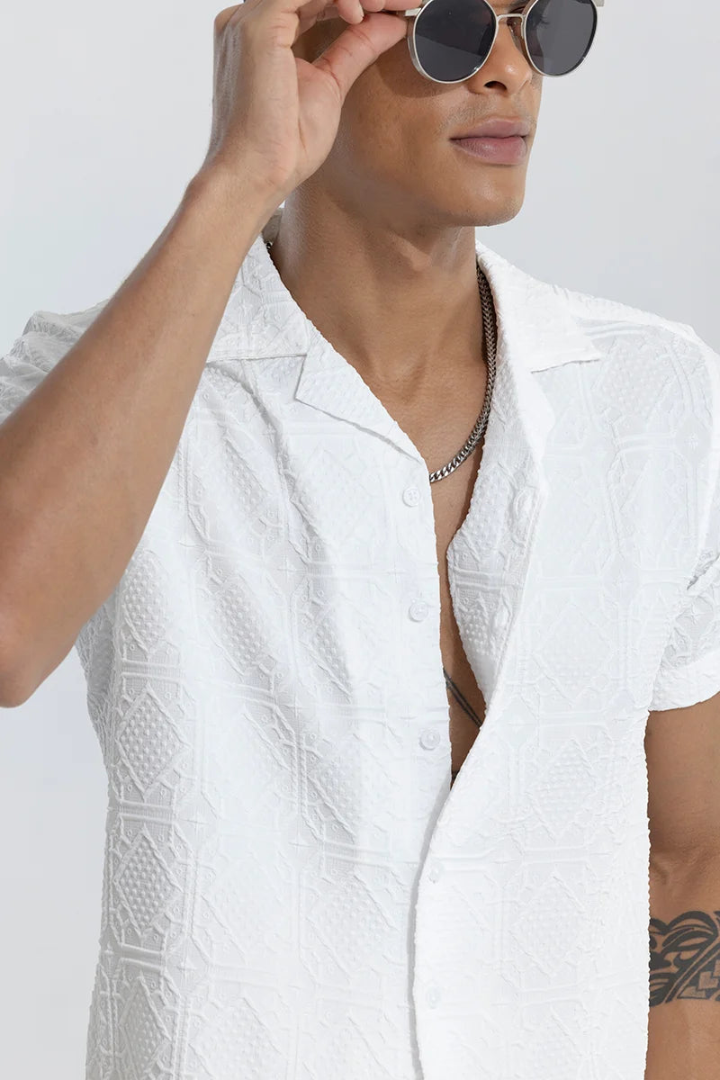 Edifice Structured White Shirt