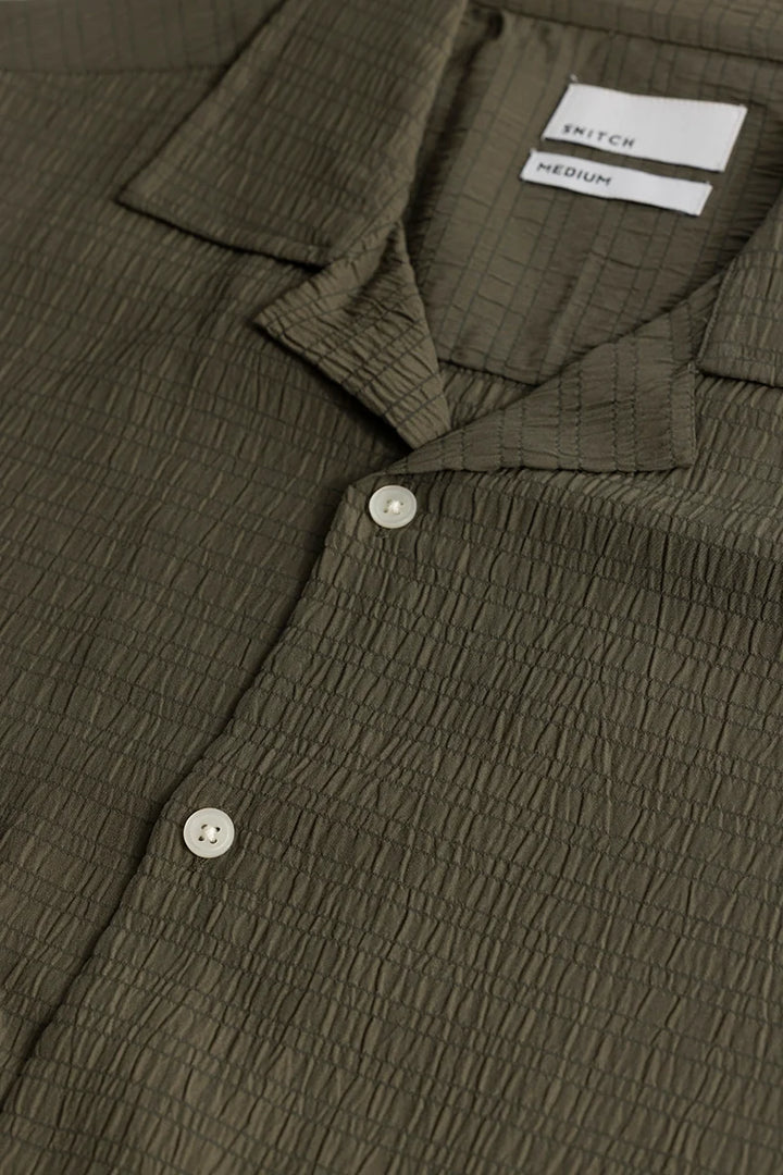 Carno Textured Olive Shirt