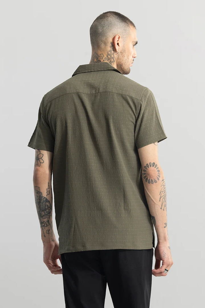 Carno Textured Olive Shirt