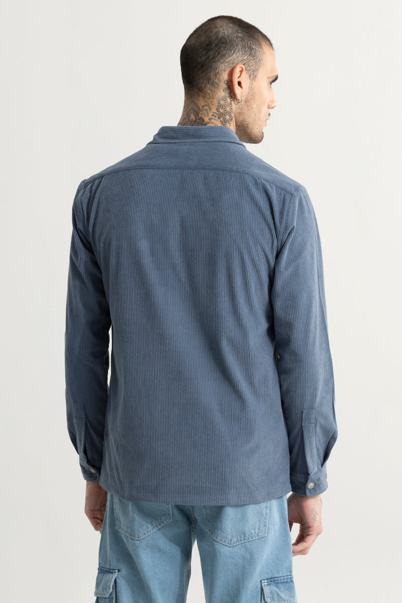 Cordy Steel Blue Shirt