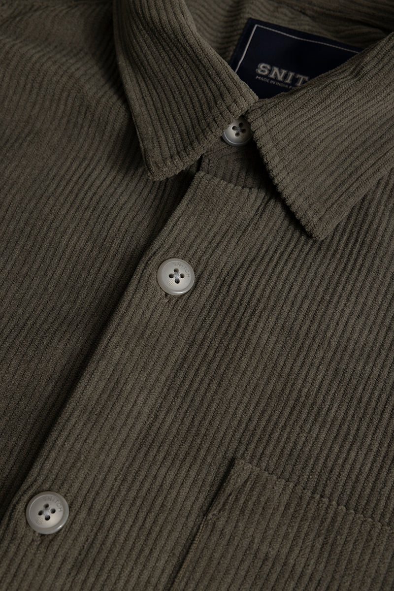 Cordy Olive Shirt