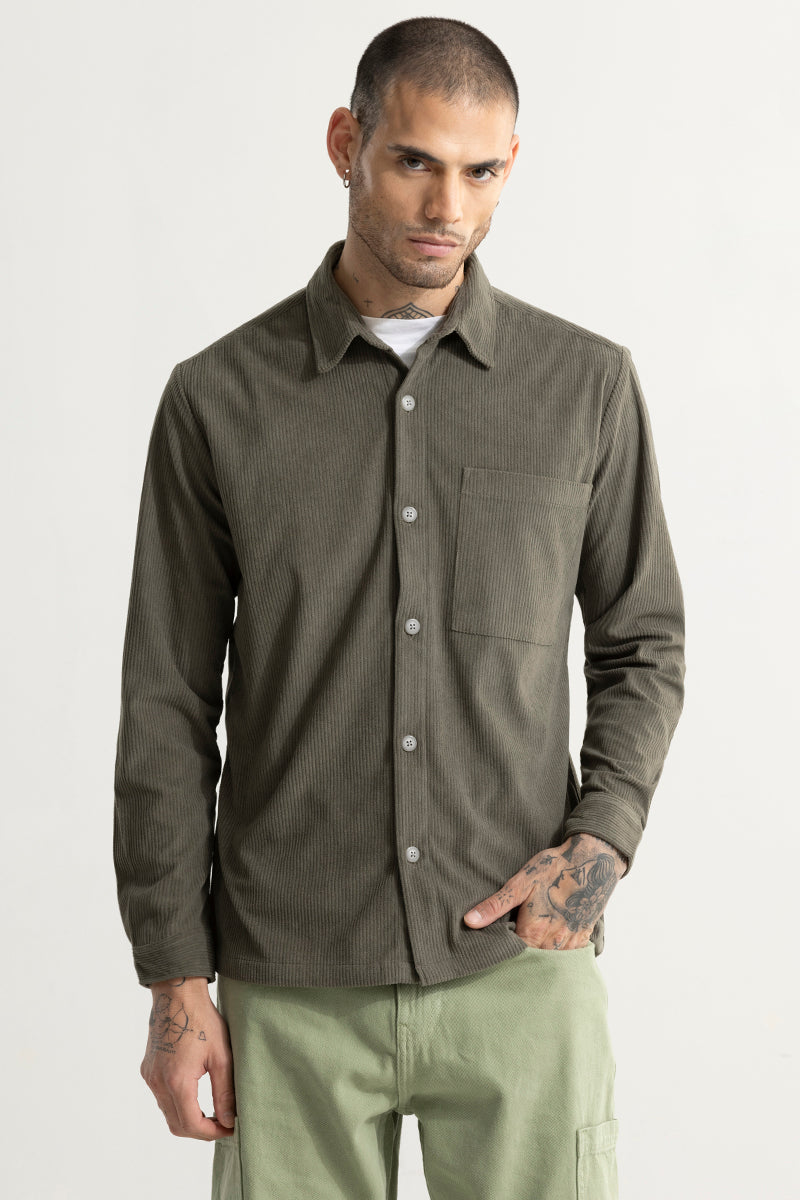 Cordy Olive Shirt