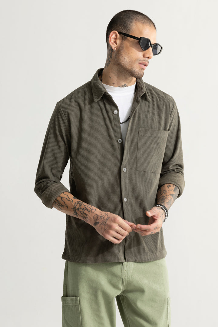 Cordy Olive Shirt