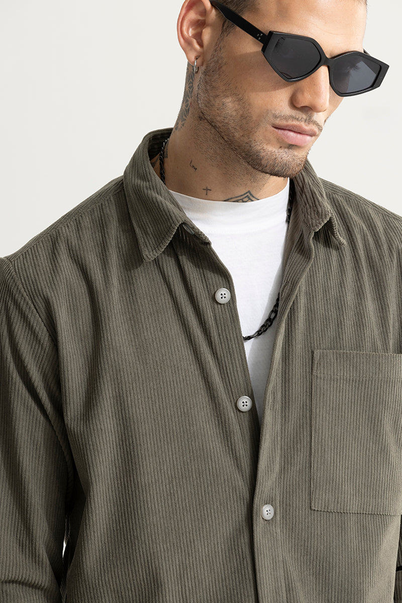 Cordy Olive Shirt