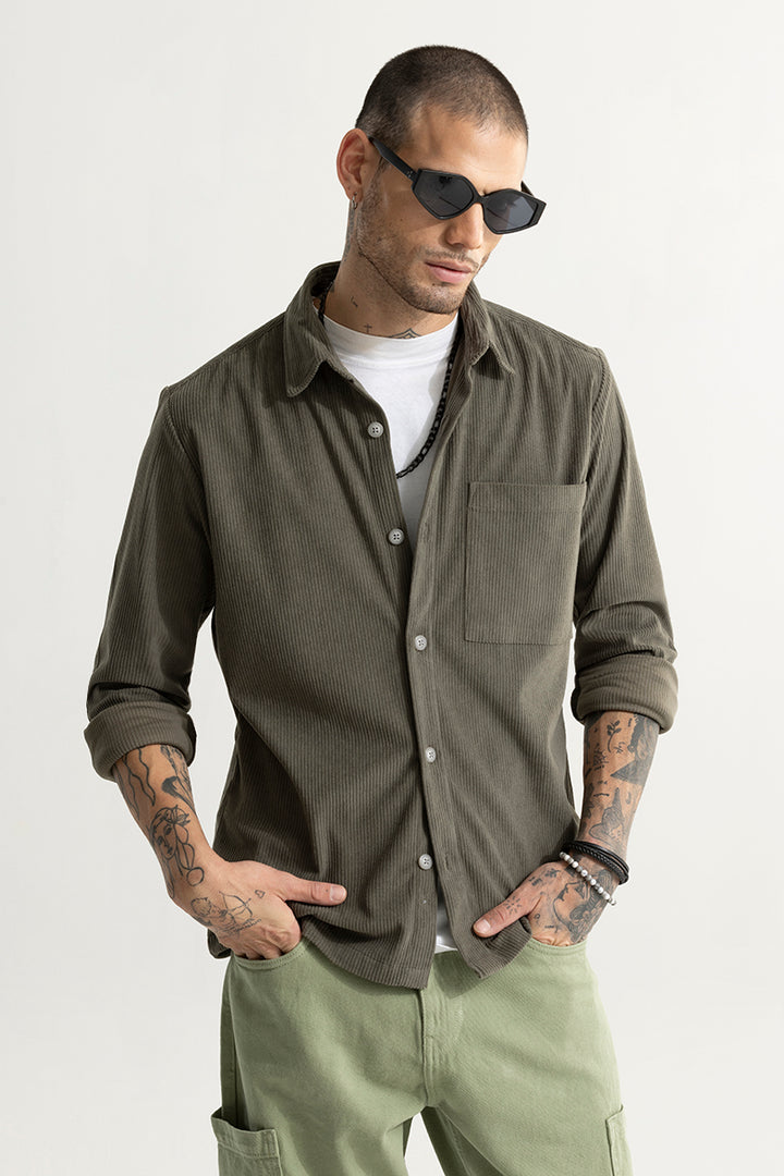 Cordy Olive Shirt