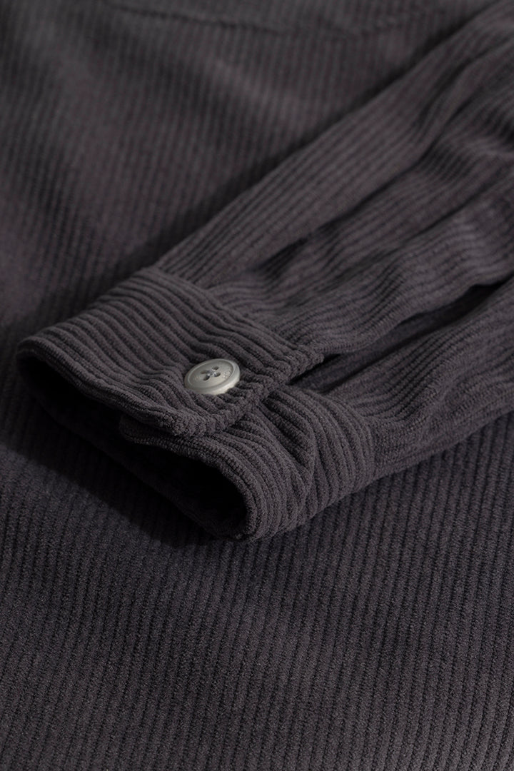 Softline Corduroy Ash Grey Overshirt