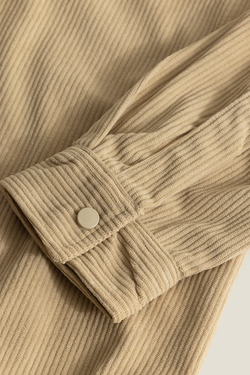 Cord Couture Beige Overshirt