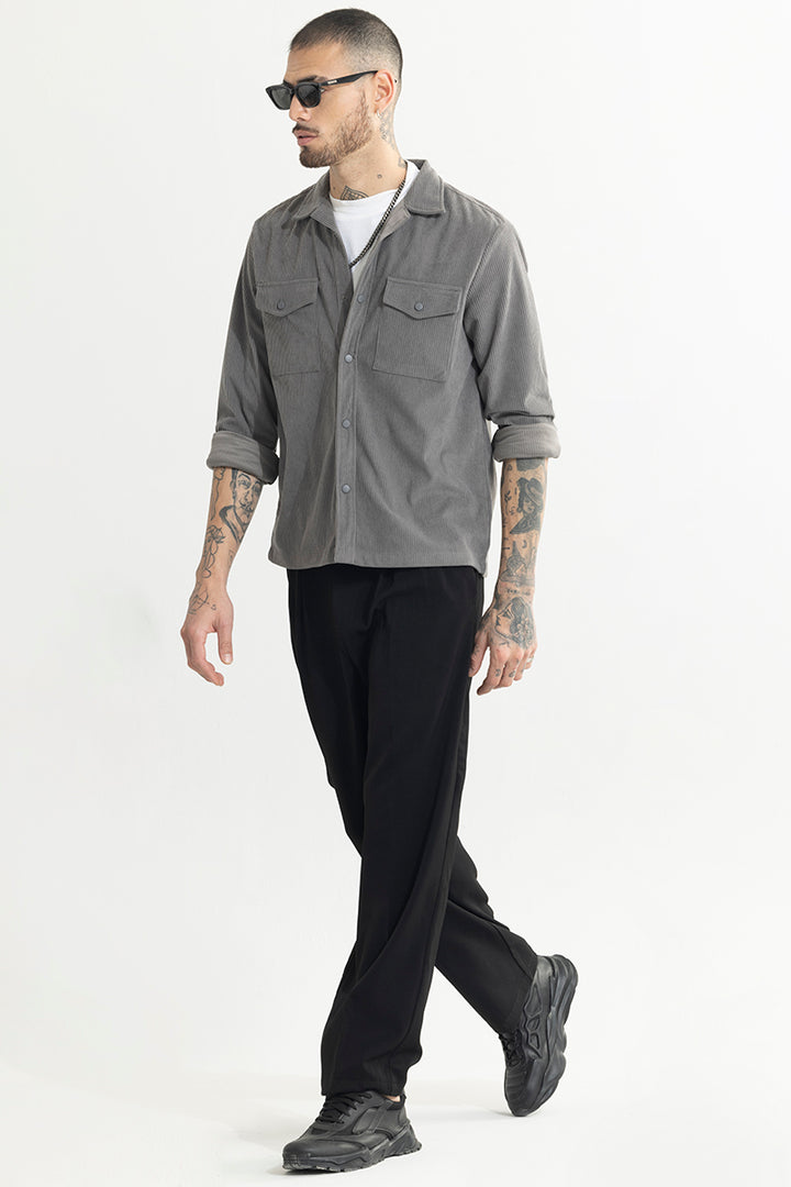 Cord Couture Grey Overshirt