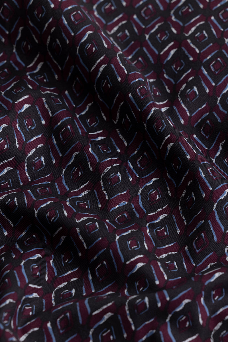 Absqure Diamond Maroon Shirt