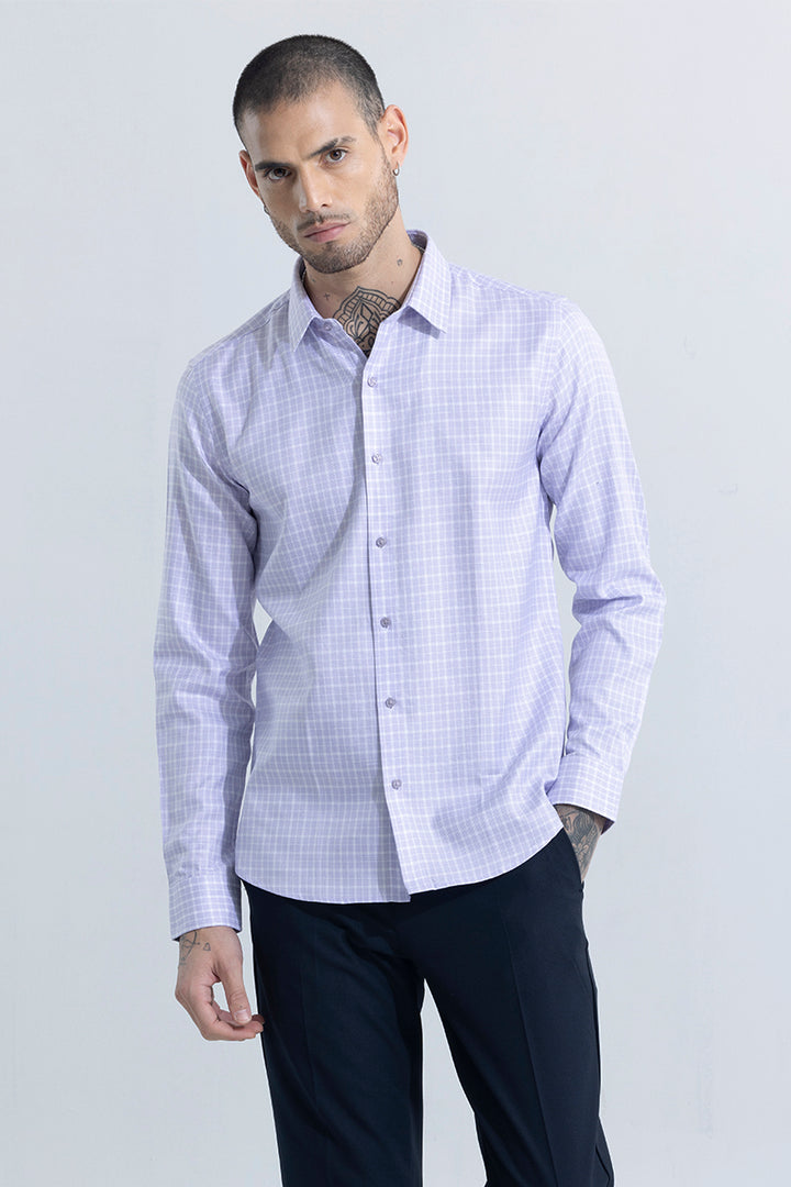 Classic Gingham Lavender Shirt