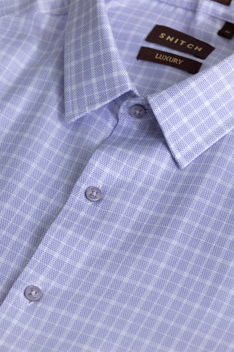 Classic Gingham Lavender Shirt