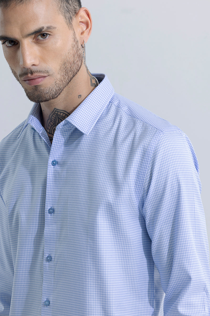 Classic Gingham Blue Shirt