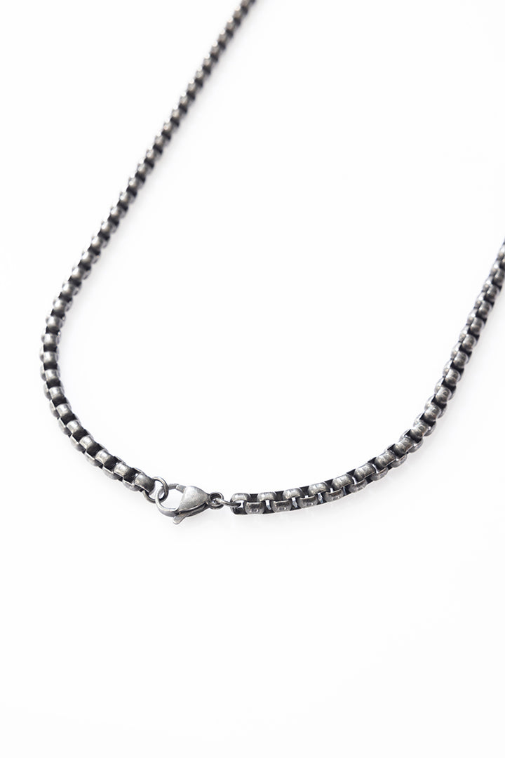 Grey Cuboid SS Chain