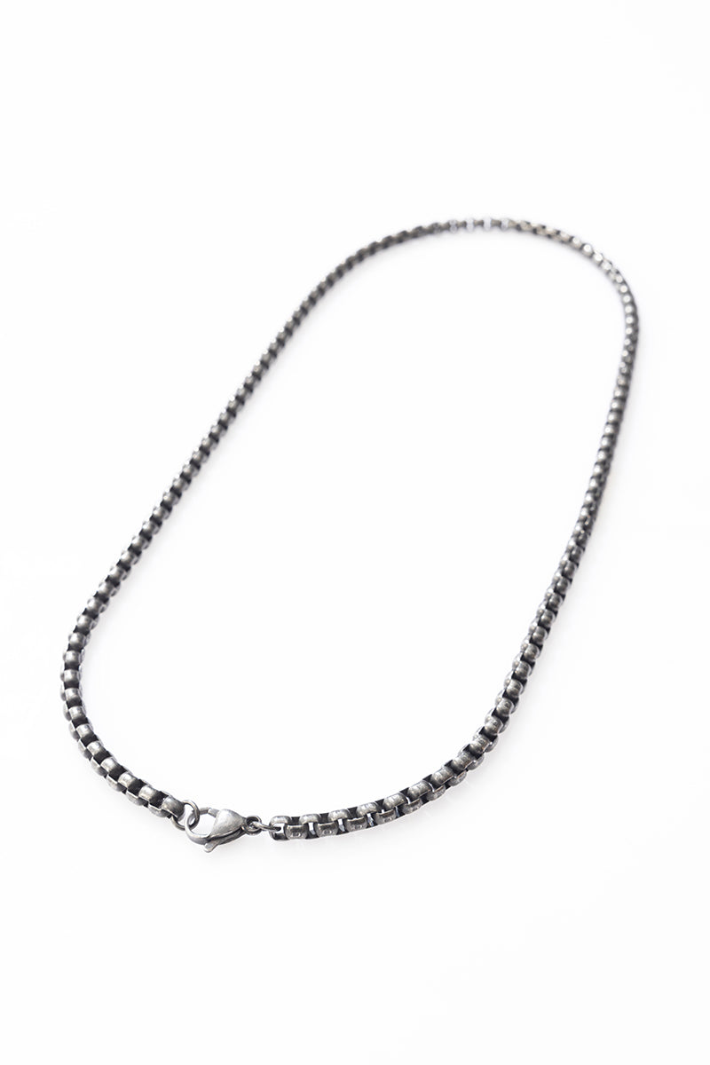 Grey Cuboid SS Chain