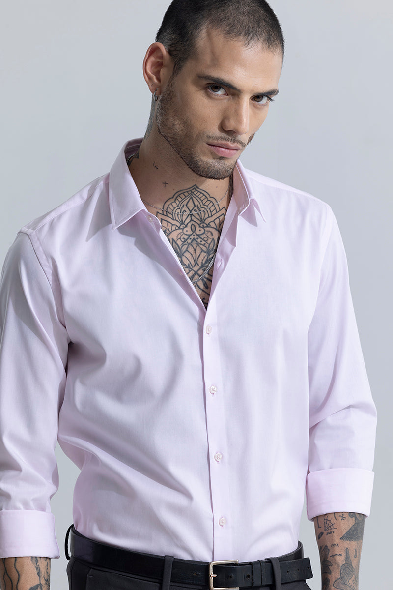 Recto Plain Pink Shirt