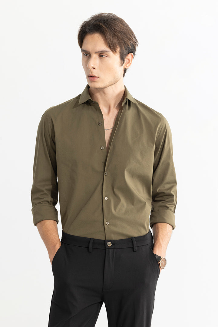 Aristo Olive Shirt