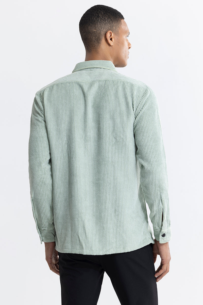 Cordbreaker Green Corduroy Overshirt