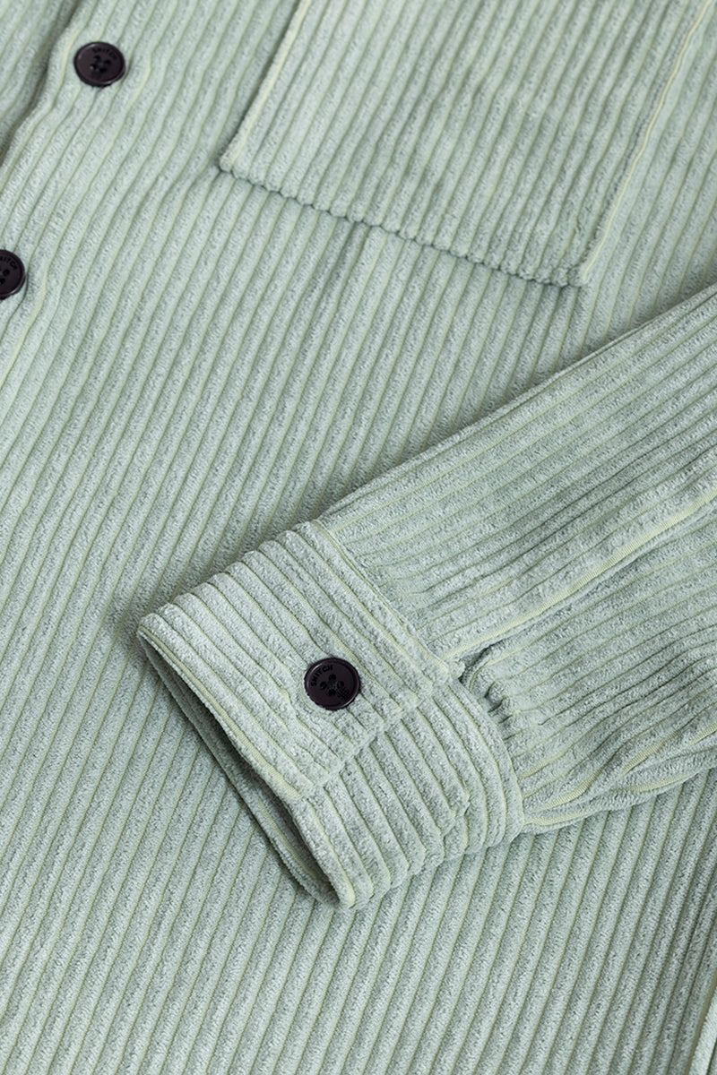 Cordbreaker Green Corduroy Overshirt