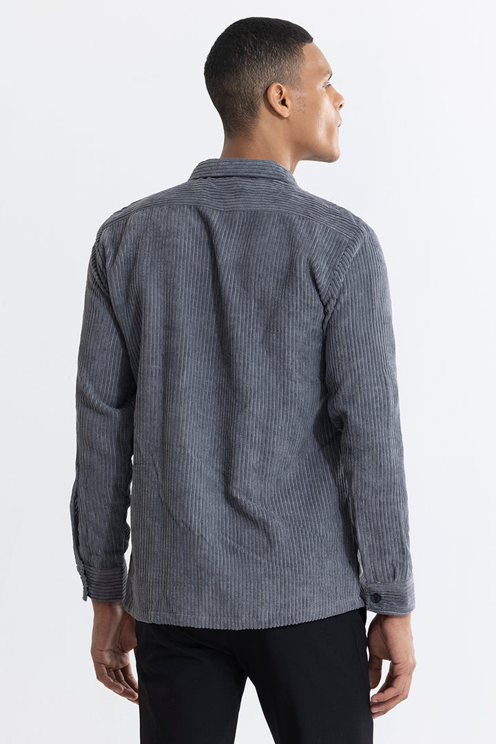 Cordbreaker Grey Corduroy Overshirt