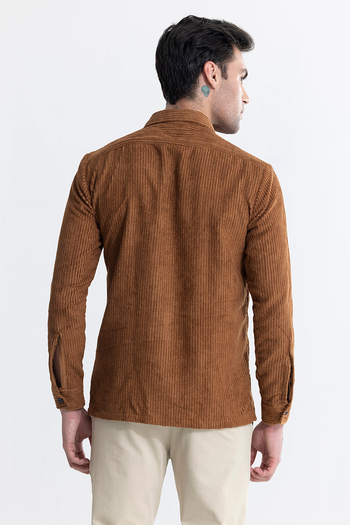 Cordbreaker Brown Corduroy Overshirt