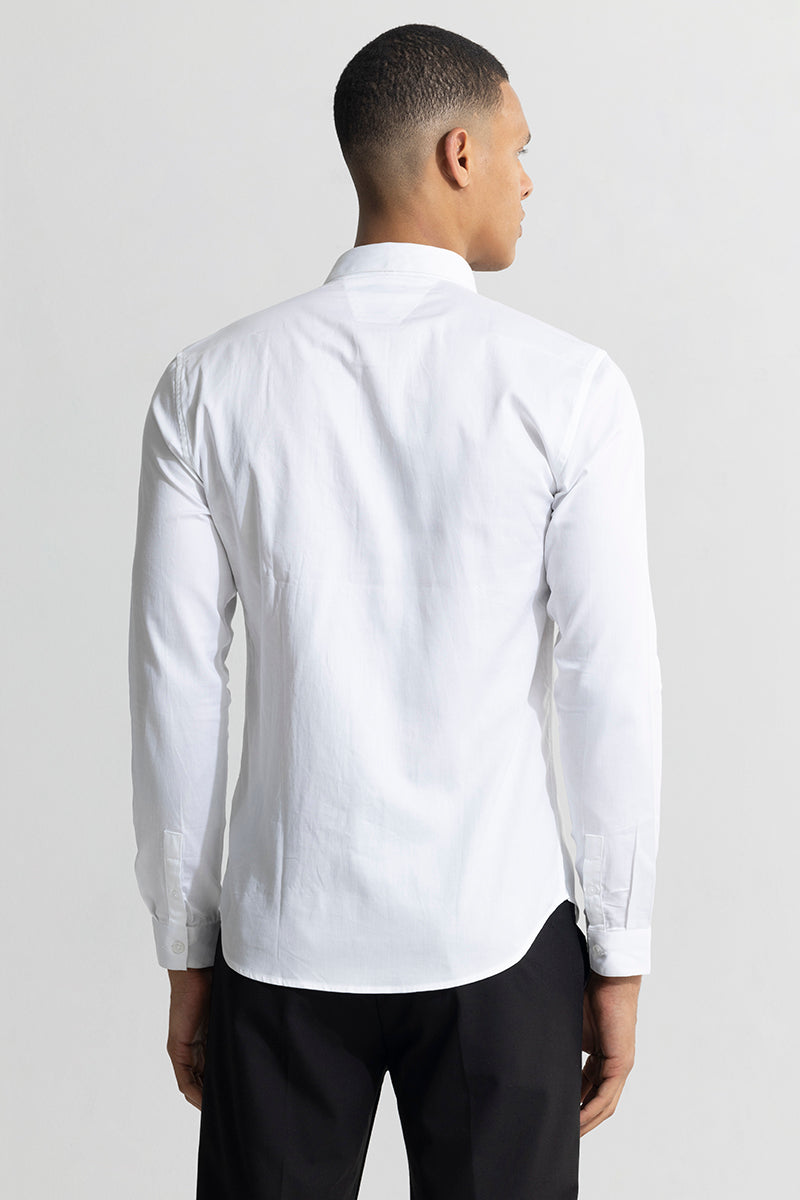 Grafer Beaded White Shirt