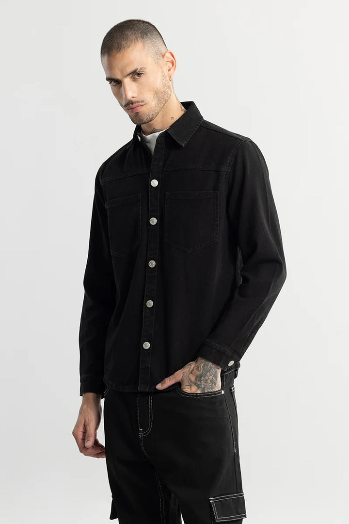 Super Denim Black Shirt