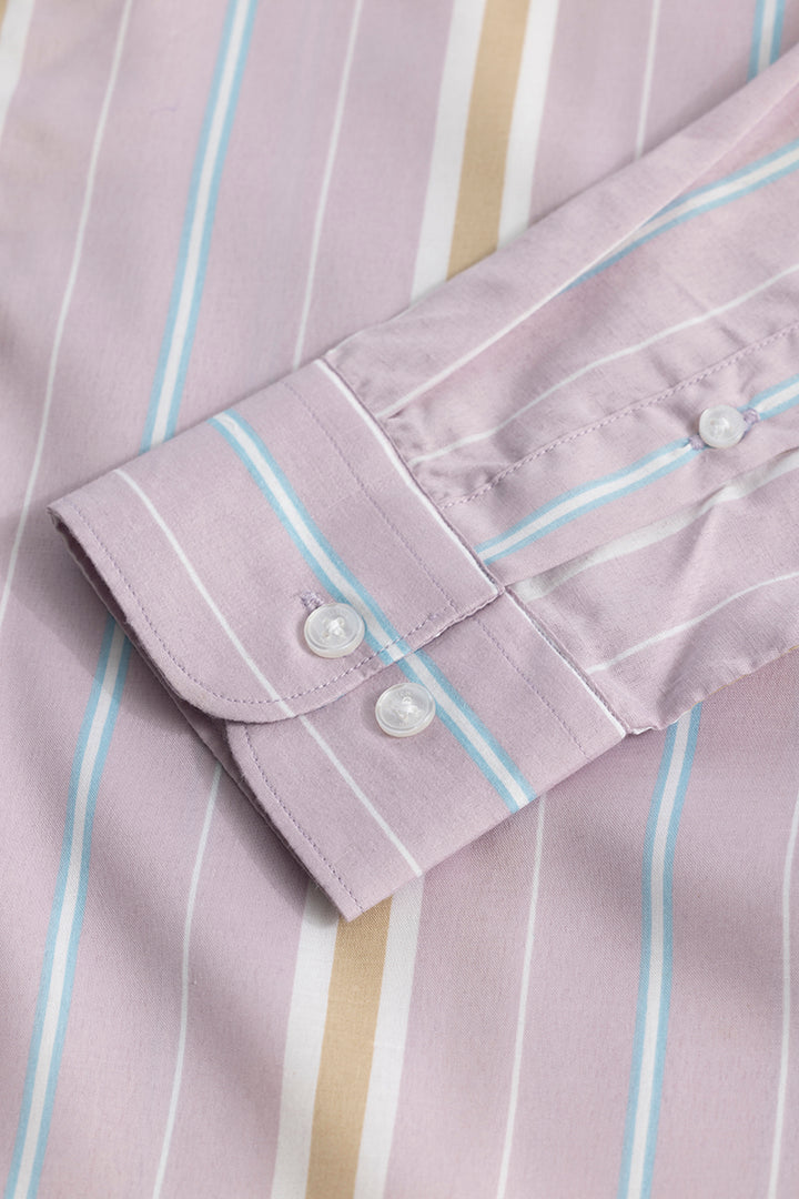 Mullti Cord Purple Stripe Shirt