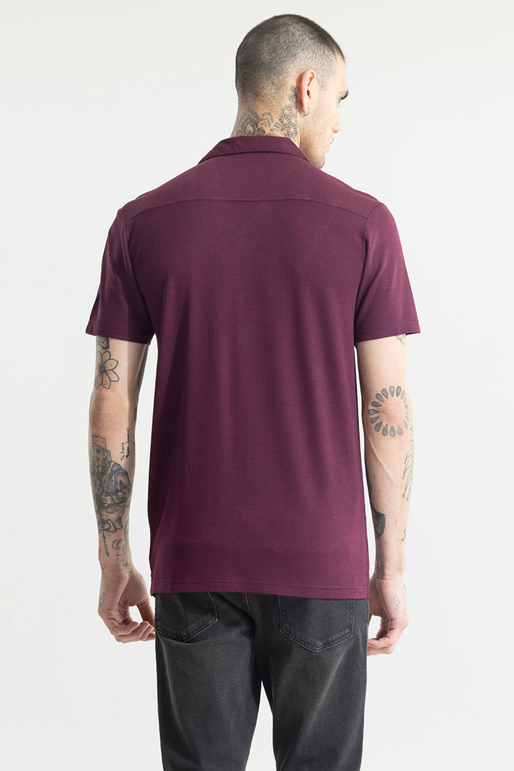 Pixel Blend Mauve Shirt