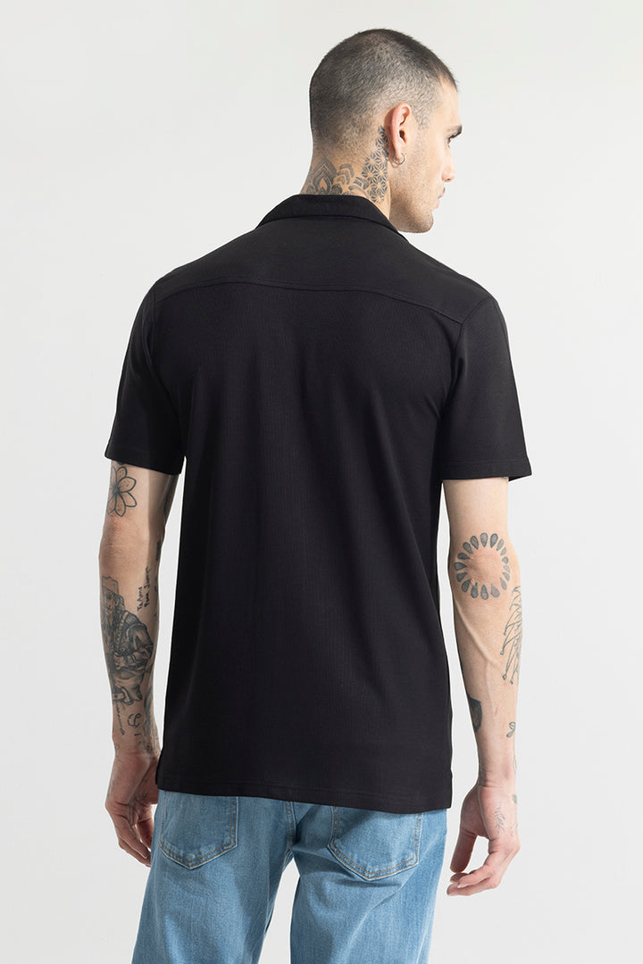 Pixel Blend Black Shirt