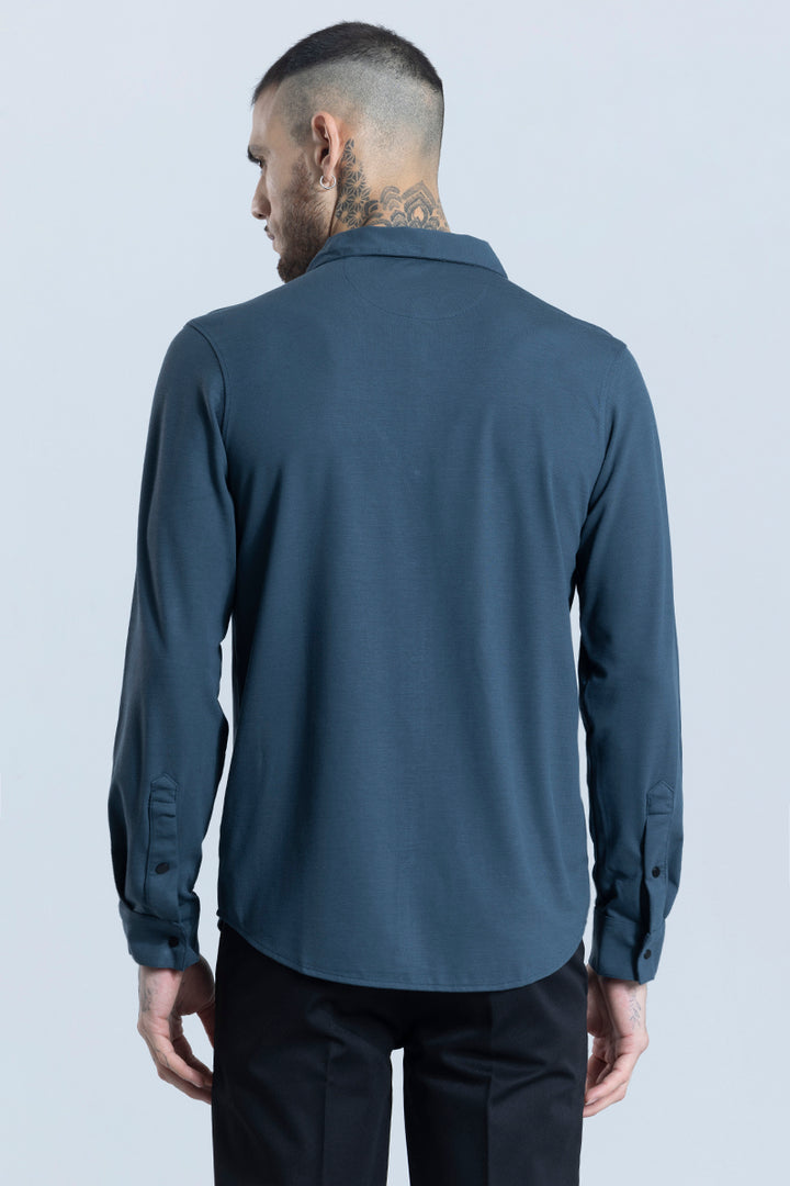 Madrigo Dark Teal Blue Shirt