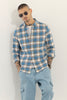 Fogey Light Blue Checks Shirt