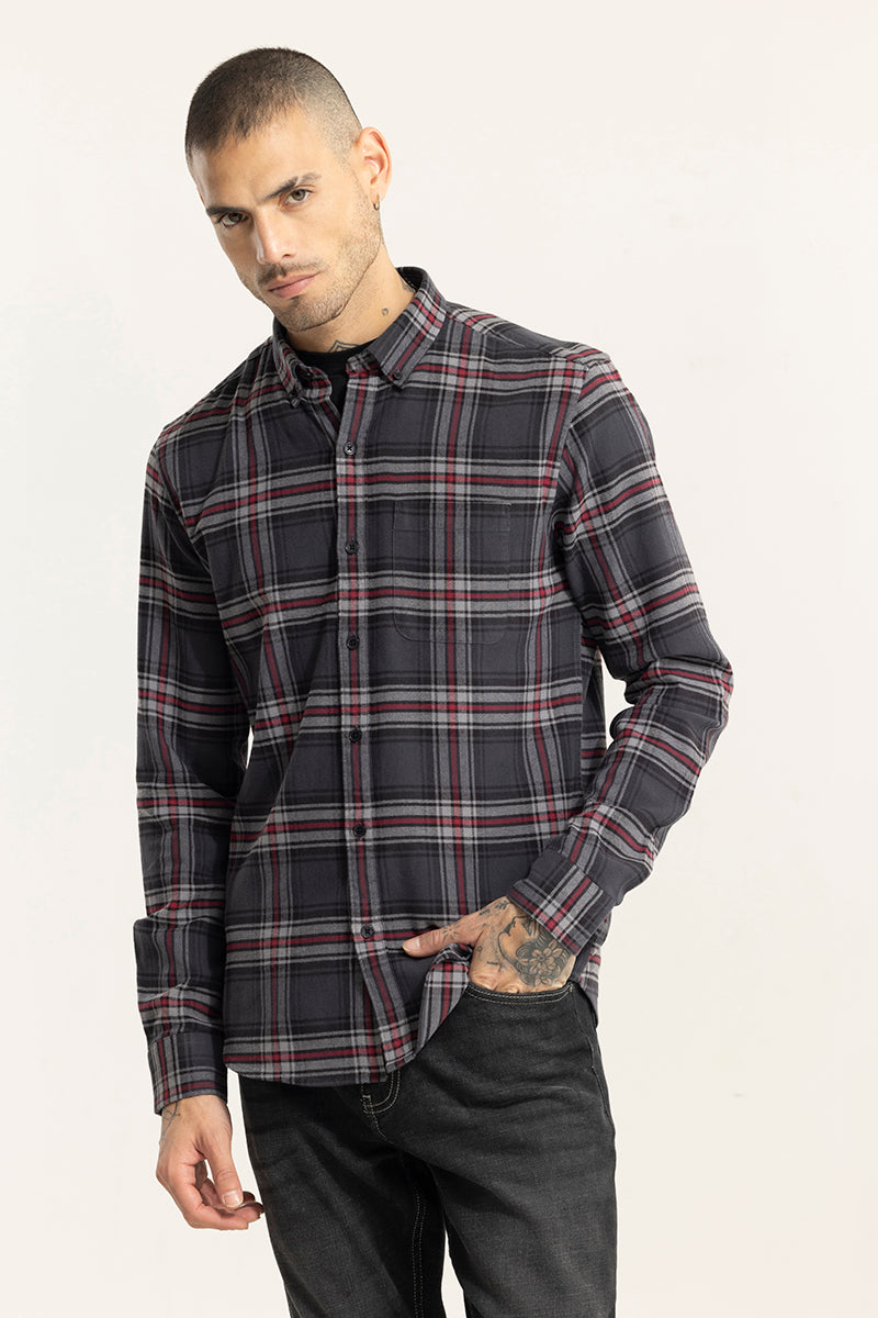 Fogey Black Checks Shirt